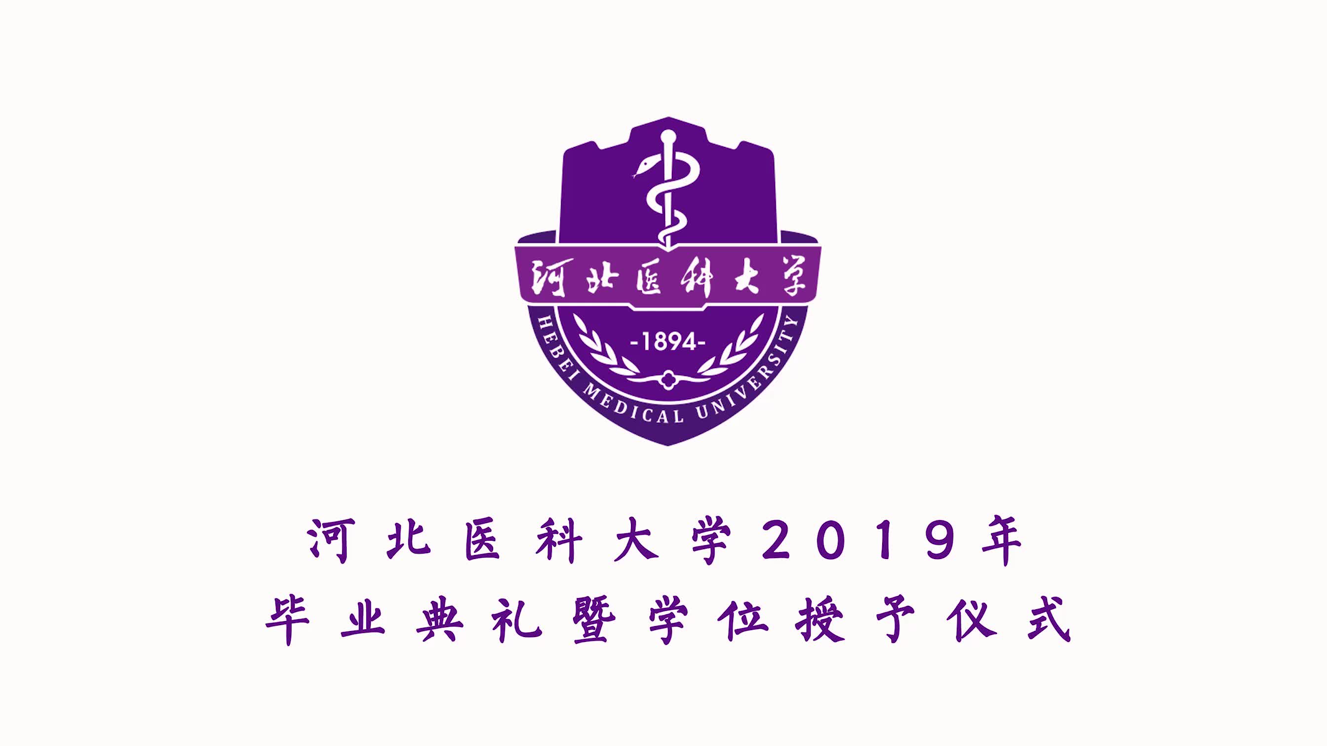 河北医科大学2019年毕业典礼暨学位授予仪式精彩瞬间哔哩哔哩bilibili