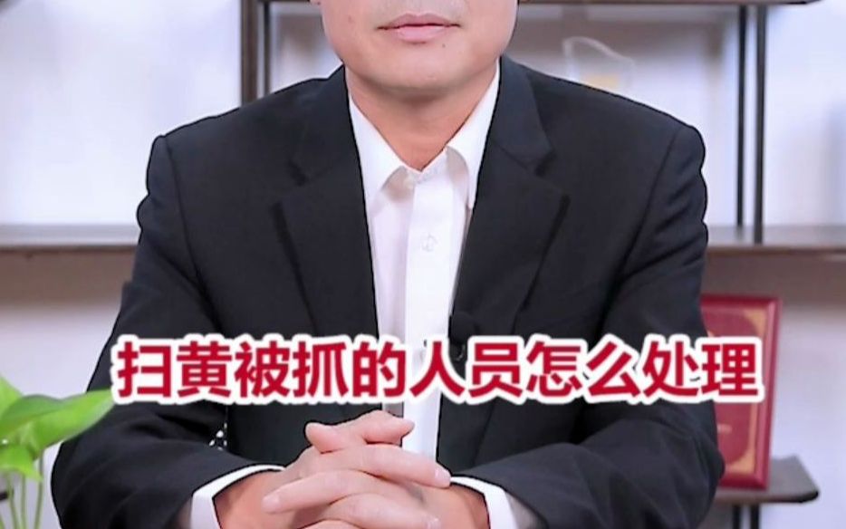 扫黄被抓的人会收到什么处罚呢?哔哩哔哩bilibili