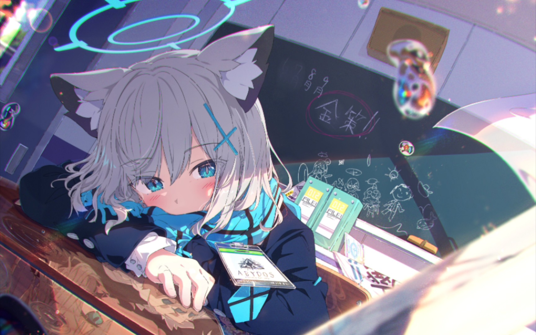 "照进三次元的二次元的光"【momotalk同人】