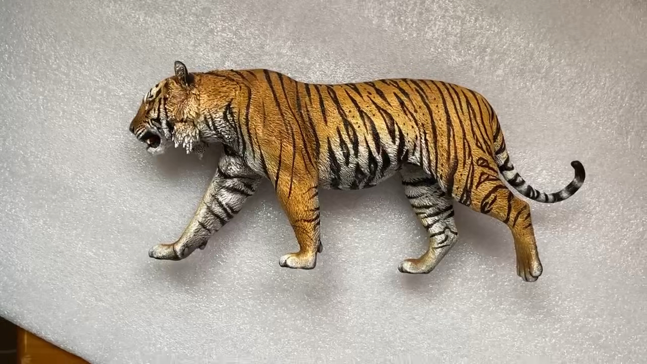 十四日孟加拉虎gk,10比例,虎王塔伦,南瓜🎃涂装,收藏展示