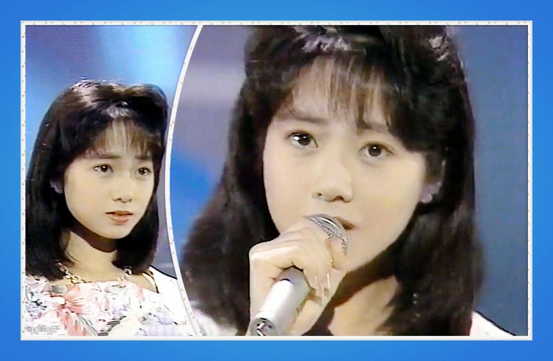 吉田真里子】夏の恋人達(夏季的恋人们)(1989年8月现场)(复古白碎花