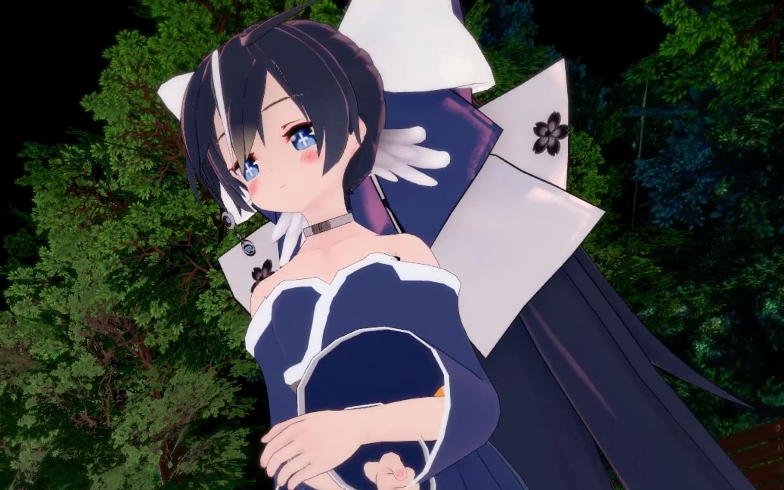 【碧蓝航线mmd】蓝白小巫女——宵月的帝国少女