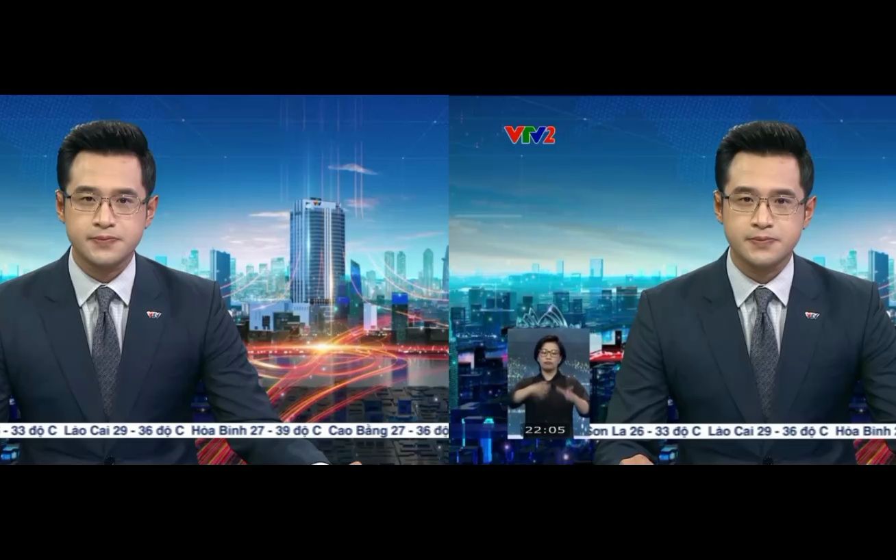 [图]放送事故？VTV时事 2023.7.6 片段