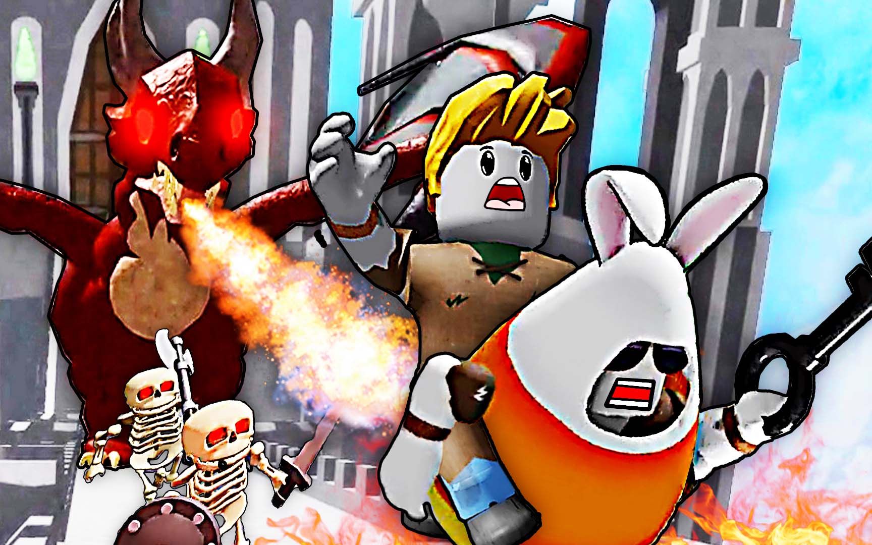 逃离城堡 我们骑着汗血宝马直接飞跃10000米的悬崖 阿波兔解说