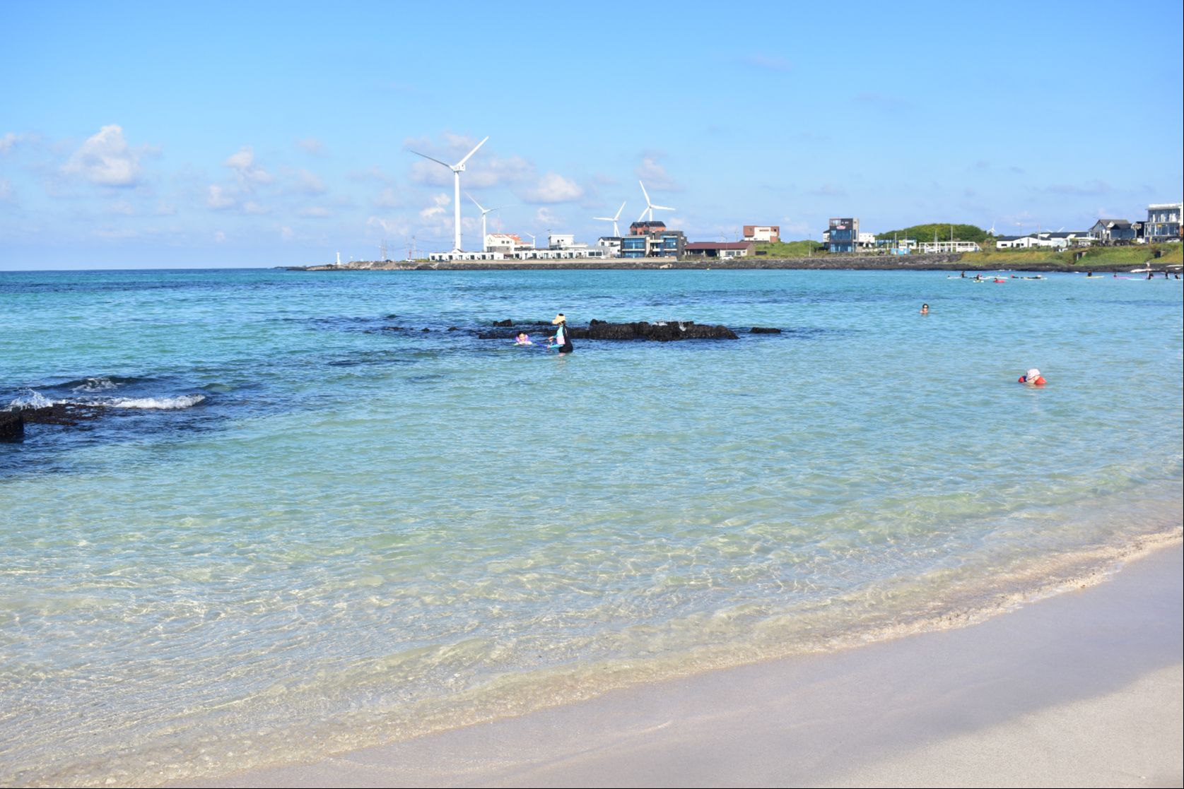 [图]济州日记Day1 初入济州 咸德海水浴场 月汀里 绝美日落~