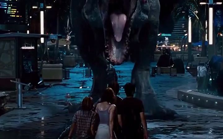 终极对决,暴虐龙把霸王龙按地上摩擦,最后暴虐龙竟成苍龙盘中餐