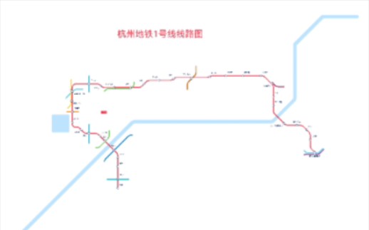 杭州地铁1号线线路图(港版),见简介哔哩哔哩bilibili