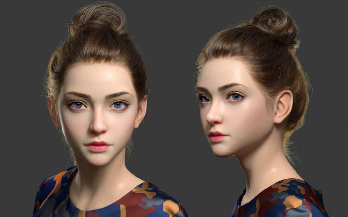 【maya人物建模】影视写实人物头部建模,零基础入门角色模型布线讲解