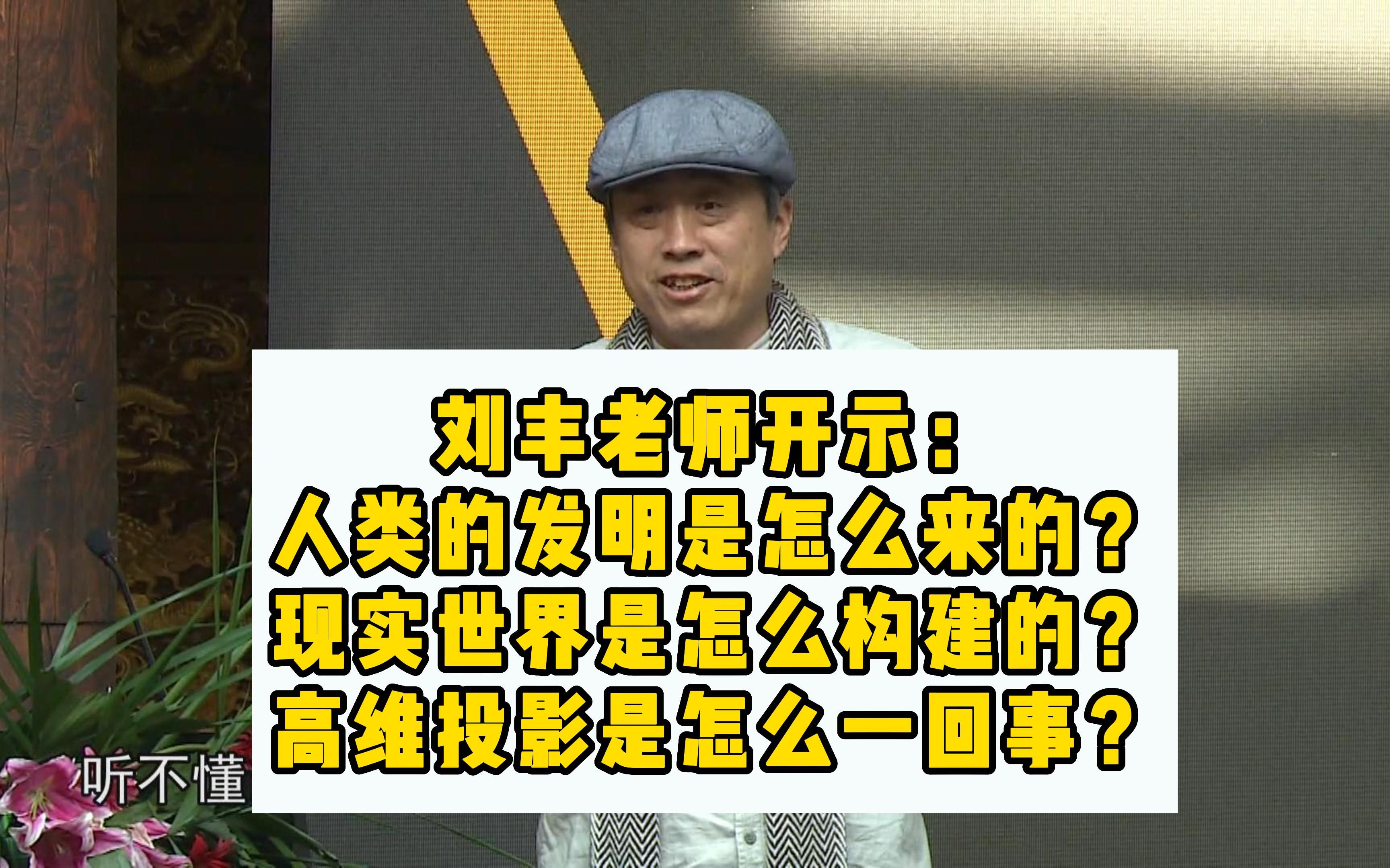 刘丰老师开示:人类的发明是怎么来的?现实世界是怎么构建的?高维投影是怎么一回事?哔哩哔哩bilibili