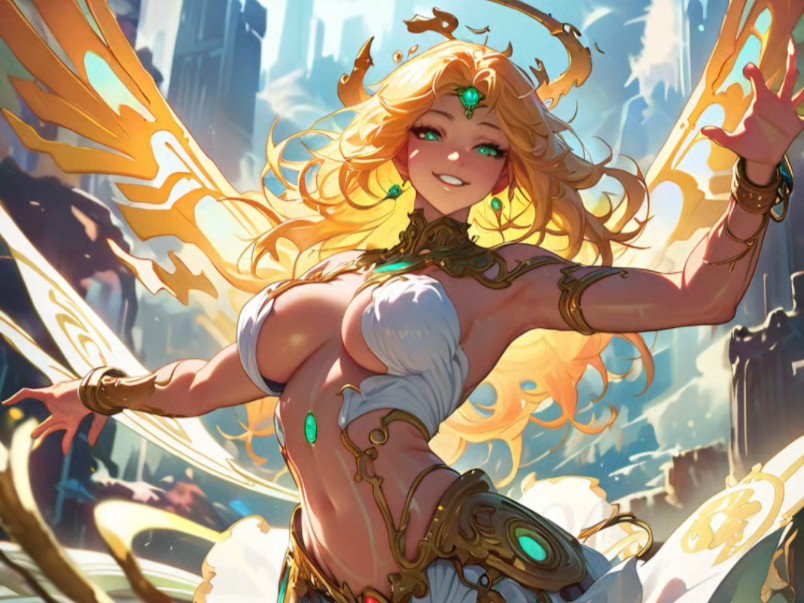 (ai绘图)太阳女神1