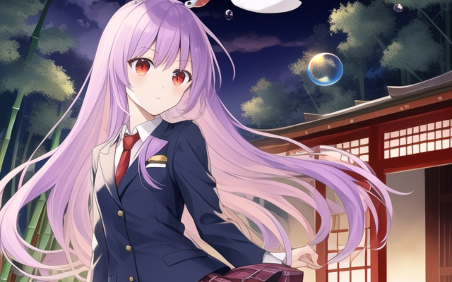 【ai绘画】狂气的月兔——铃仙·优昙华院·因幡