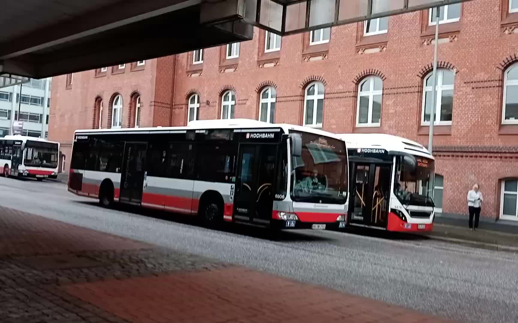 【车辆观察】【德国公交】汉堡市阿尔托纳车站的那些公交车们_哔哩