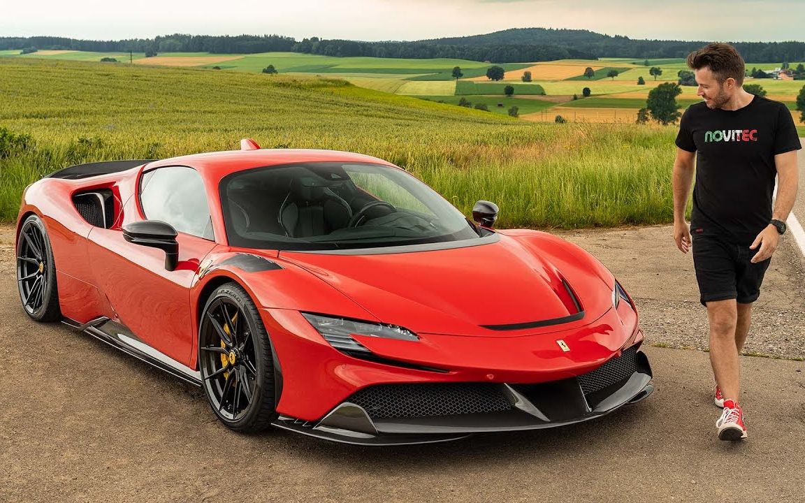 超跑日记|1109匹马力的novitec法拉利sf90_哔哩哔哩_bilibili