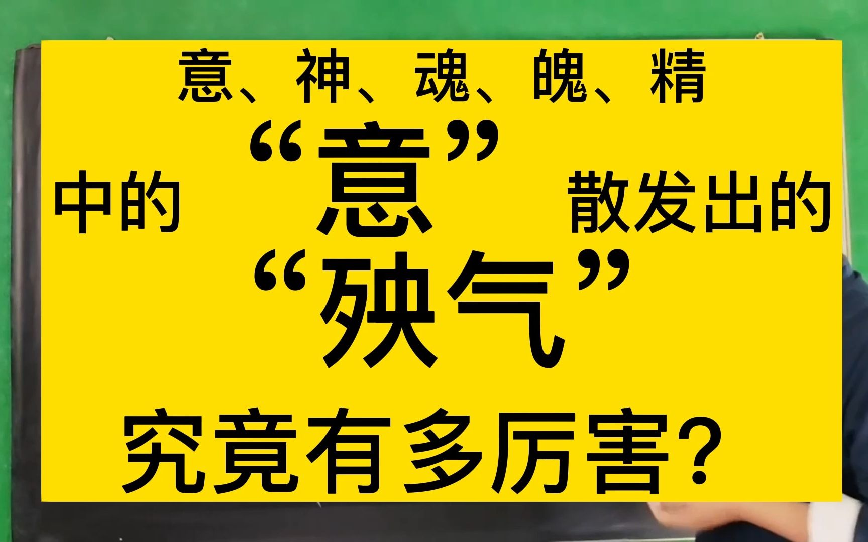 意、神、魂、魄、精中的“意”散发出的“殃气”究竟有多厉害?哔哩哔哩bilibili