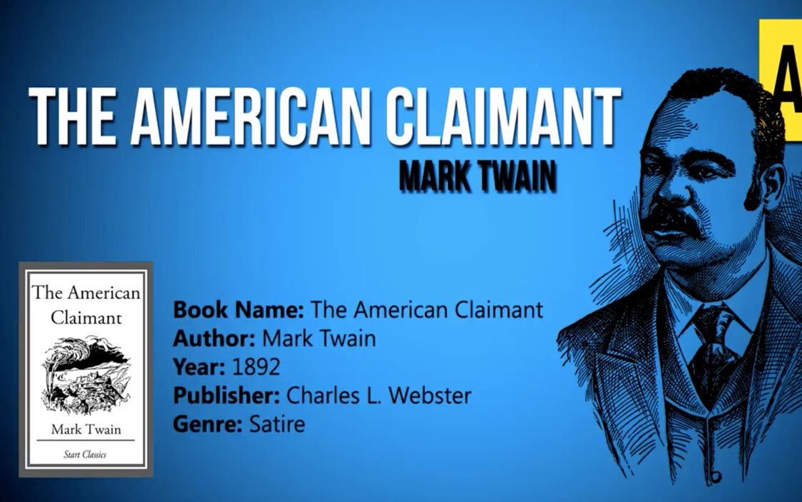 THE AMERICAN CLAIMANT Mark Twain  FULL AudioBook哔哩哔哩bilibili