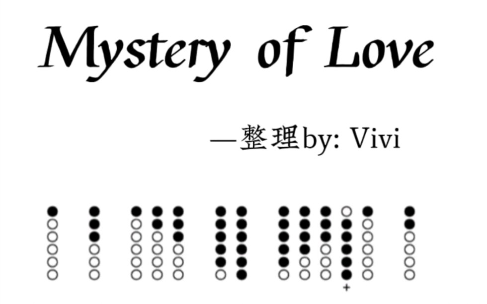 【愛爾蘭哨笛】mystery of love丨請以你的名字呼喚我丨譜子教程指法