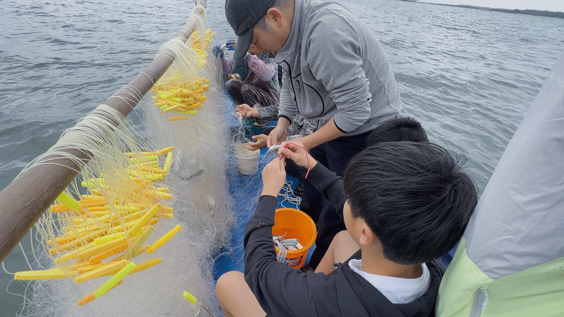寒假生活体验,出海捕鱼