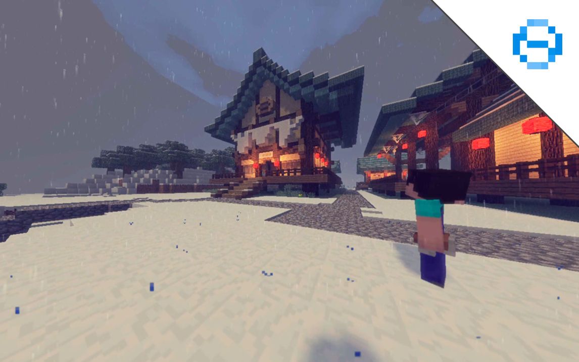 【Minecraft】从蓬莱之山到守矢神社蓬莱山景区游览哔哩哔哩bilibili