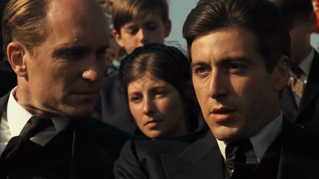 老教父葬礼上柯里昂家族叛徒献身