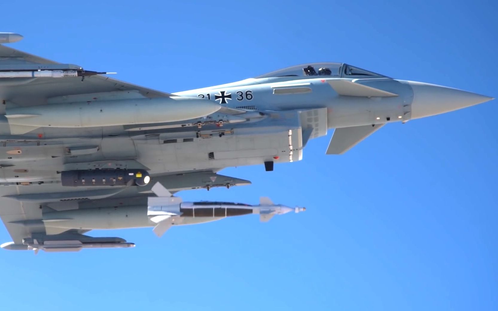 德国联邦国防军狂风与台风战机参加美空军绿旗军演