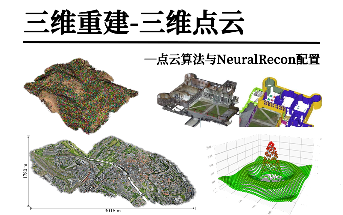 3d点云-三维建模】这是绝对是我看过最强的三维点云 三维重建实战教程