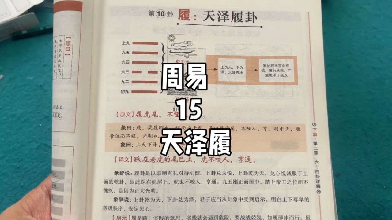 周易15,天泽履.玄学的基础,国学的本源,不走捷径,静下心来看完一本书.哔哩哔哩bilibili