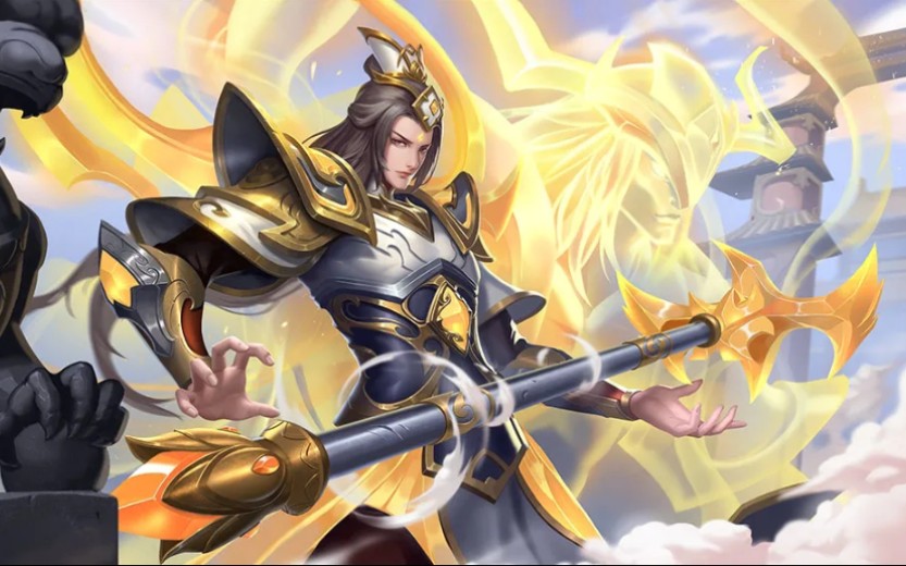 英魂之刃口袋版 体验服 天蓬元帅皮肤 神威启明_哔哩哔哩_bilibili