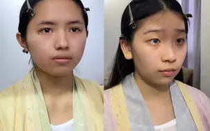 Скачать видео: 普通女生汉服造型，让我想起了逍遥哥哥2个前女友！一对小美女！