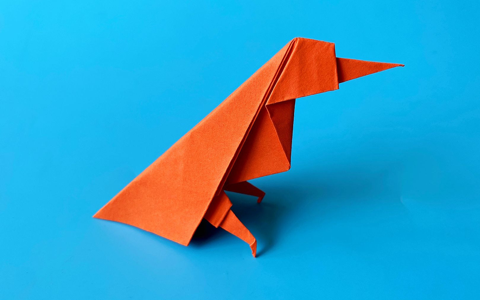 教你折纸啄木鸟,简单易学,折纸王子儿童折纸教程