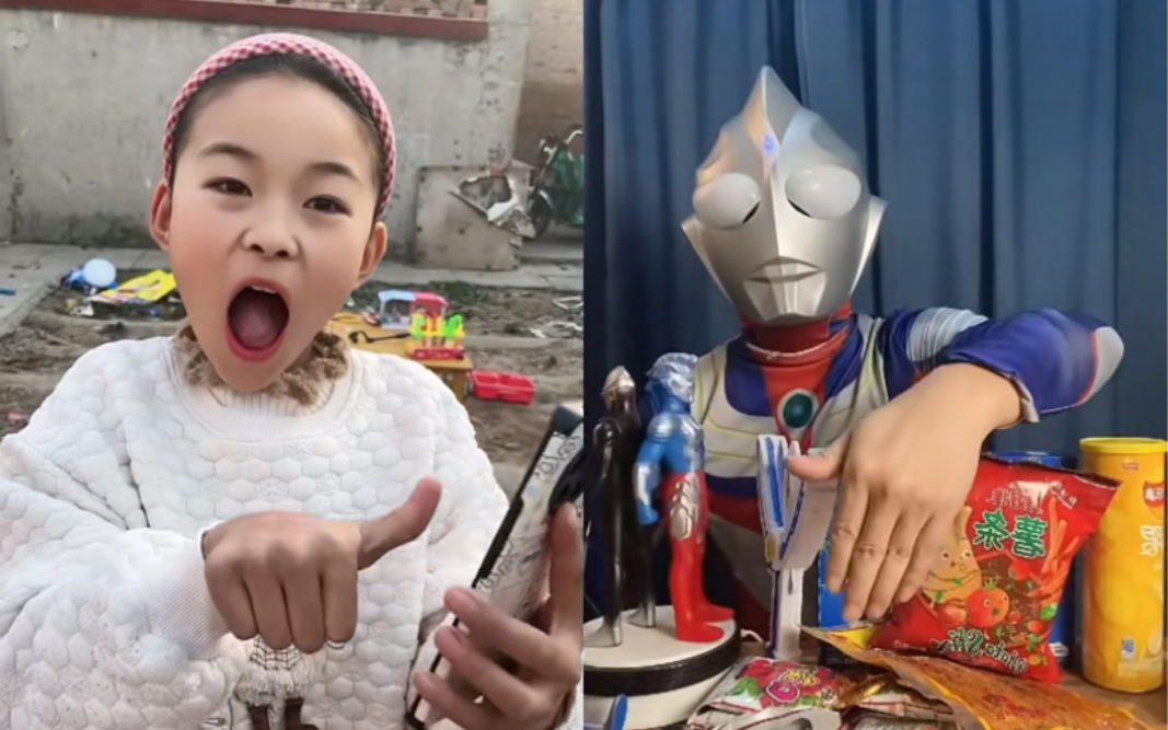 今天小朋友和奥特曼比赛看看谁喜欢的人多大家猜猜最后他们两个谁能赢