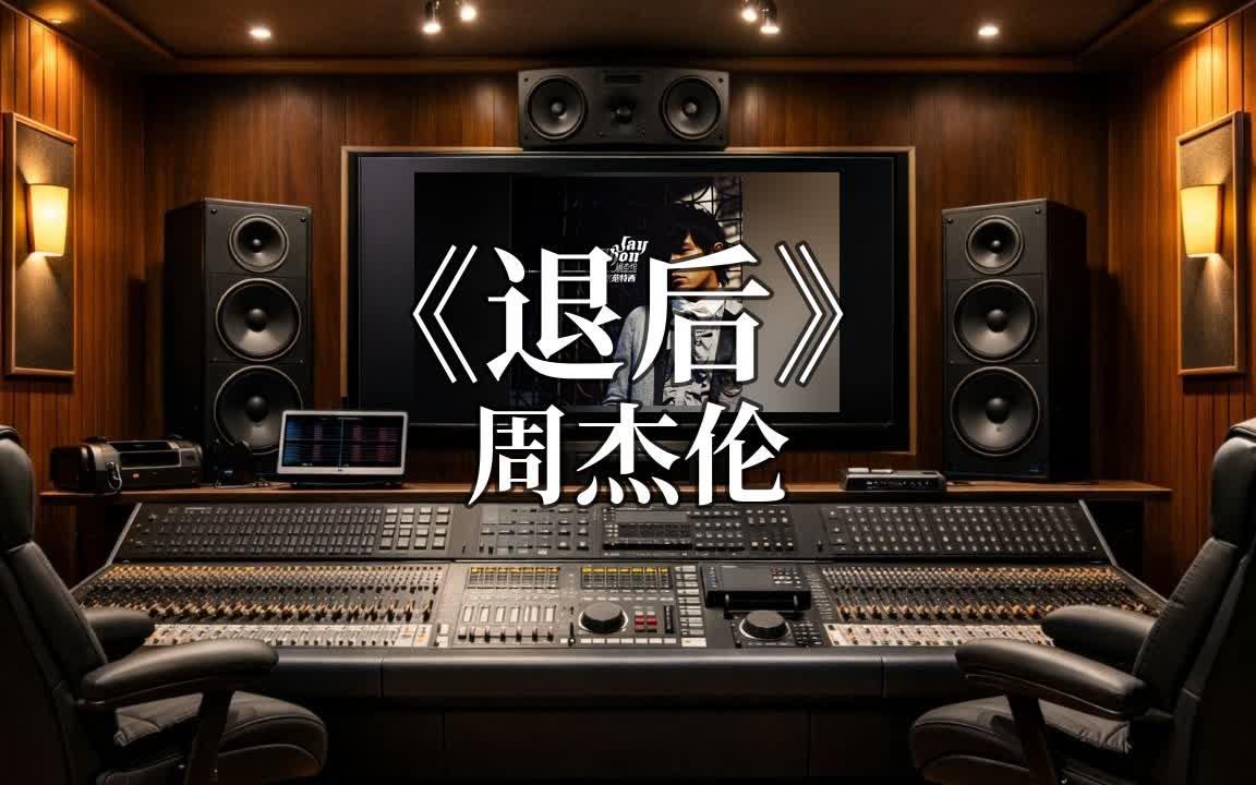 在专业录音棚听 周杰伦《退后》｜Hi-Res 无损-黑灰太阳-歌-哔哩哔哩视频