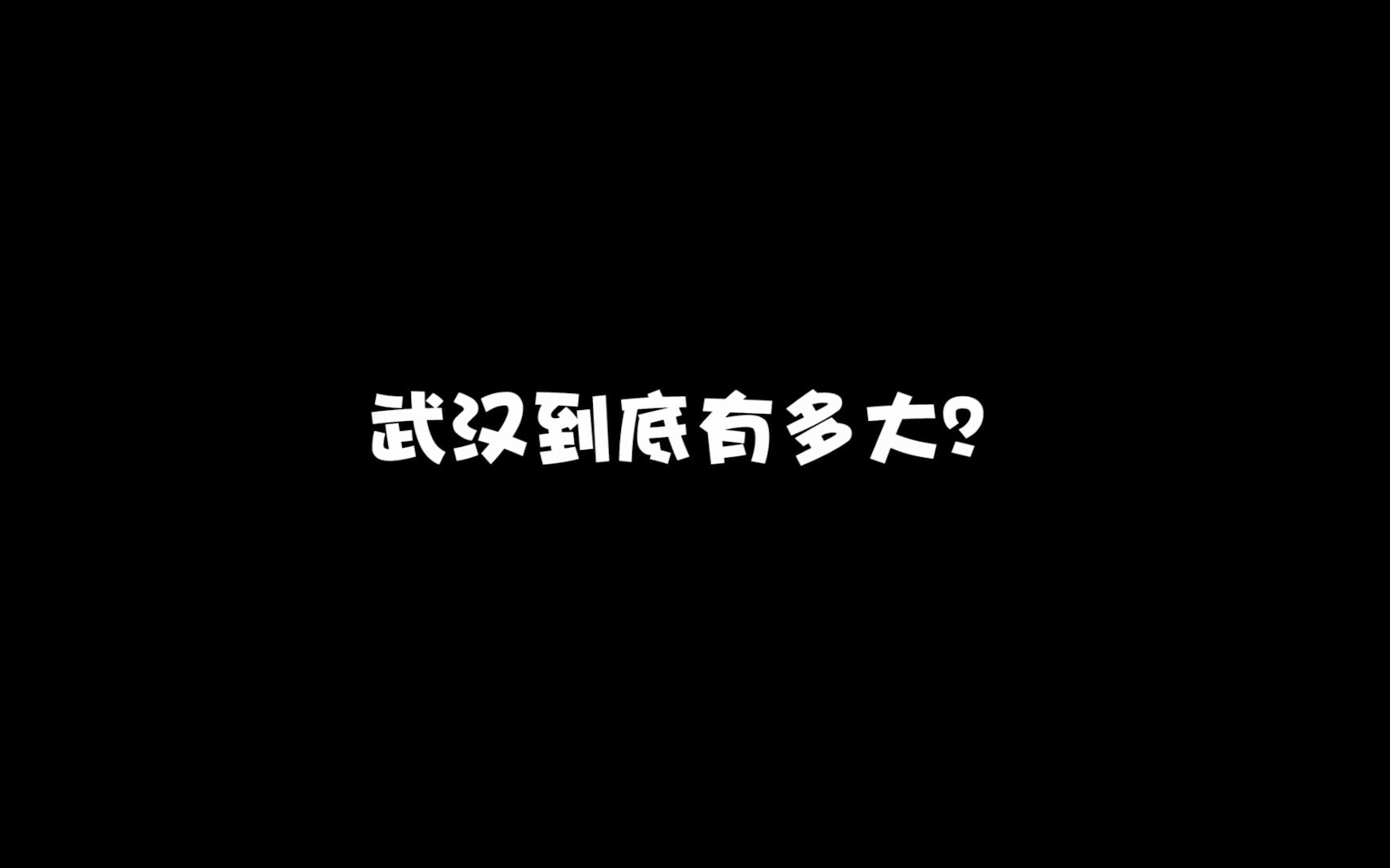 武汉到底有多大?哔哩哔哩bilibili