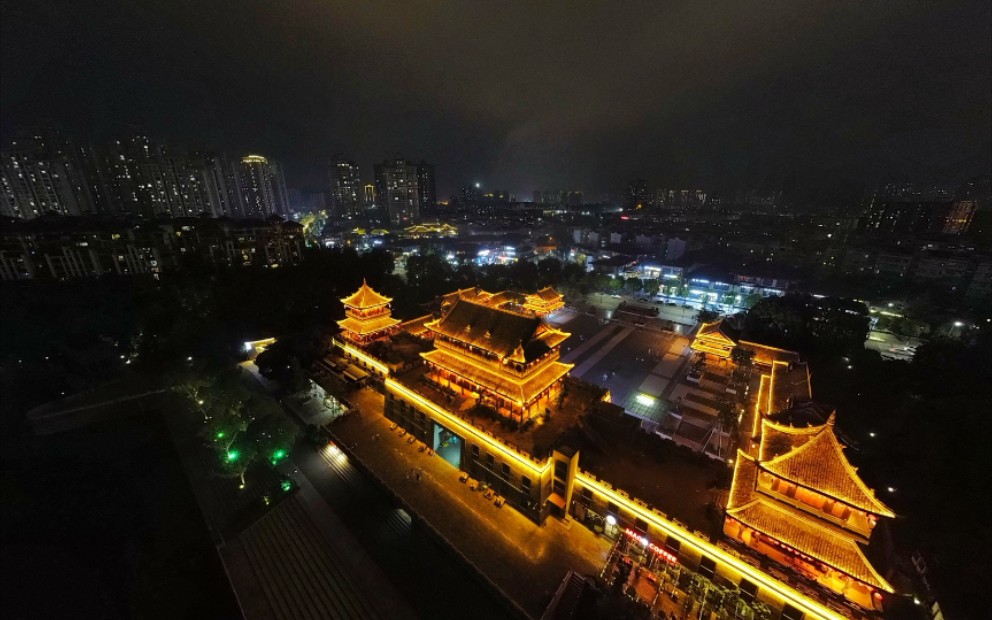 活动  mini2首飞 重庆璧山夜景_1