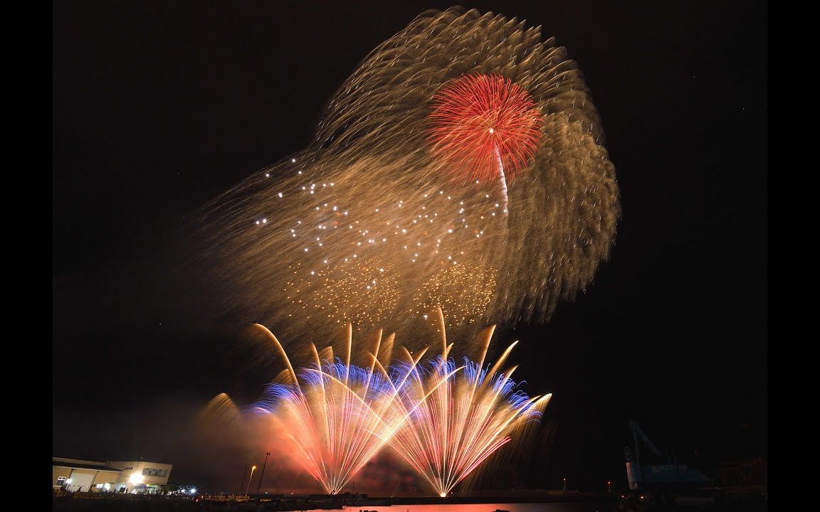 2023那珂湊海上烟花【尺玉&终场】4k60p