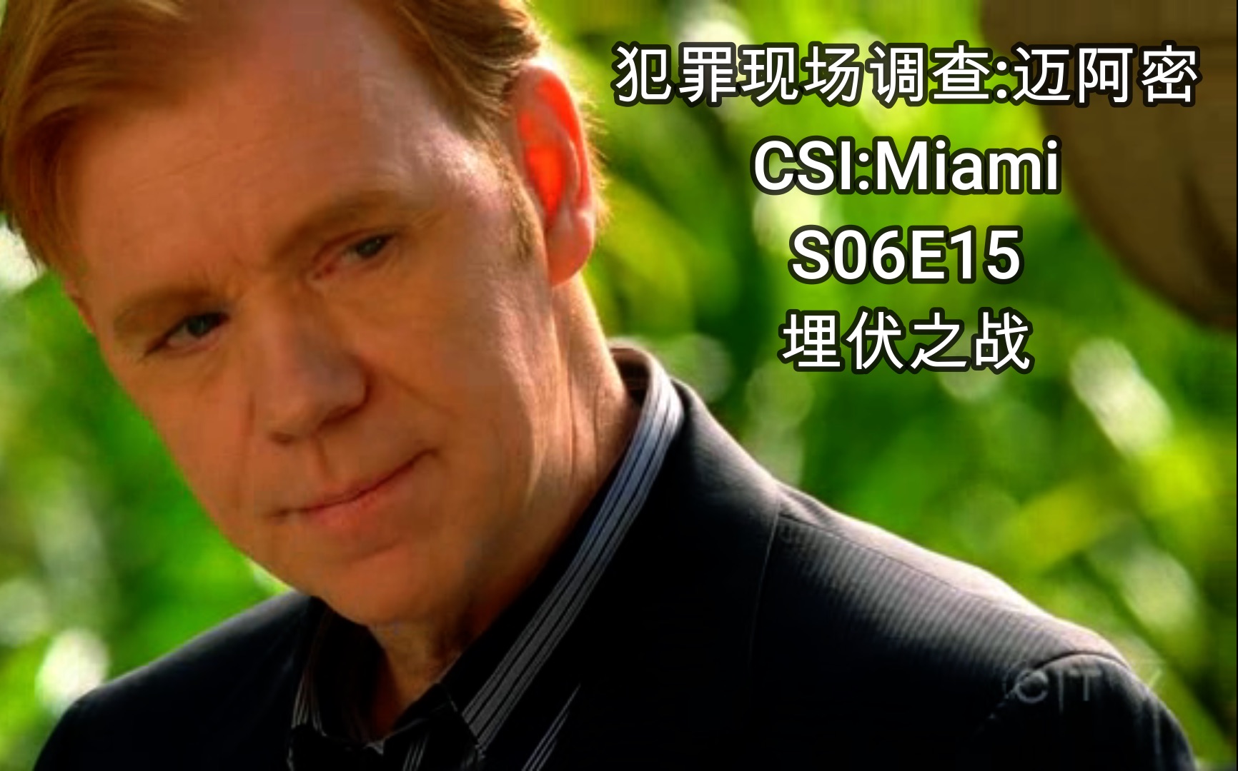 [图]【犯罪现场调查:迈阿密】CSI:Miami S06E15 埋伏之战 为子脱罪金钱贿赂人,女子与狼共舞;不忿被炒建网站报复,男子阴险下作.