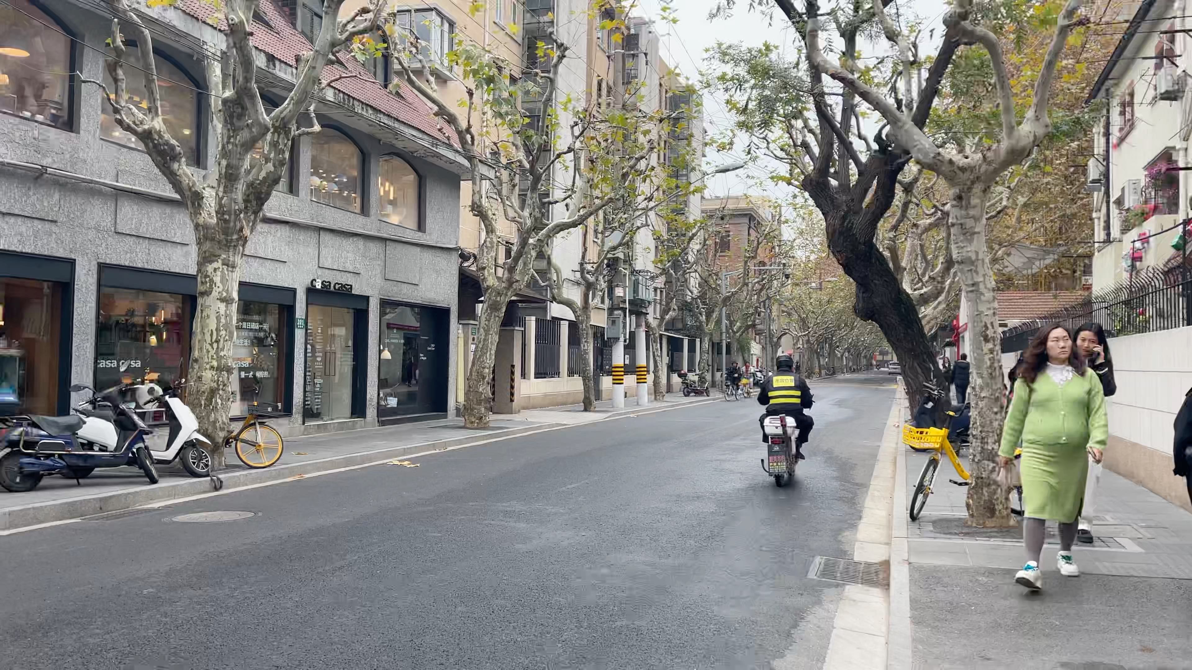 上海冬天街景图片图片