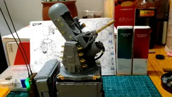 Download Video: 1/35 MK15密集阵 近防炮 静改动带RC无线操控