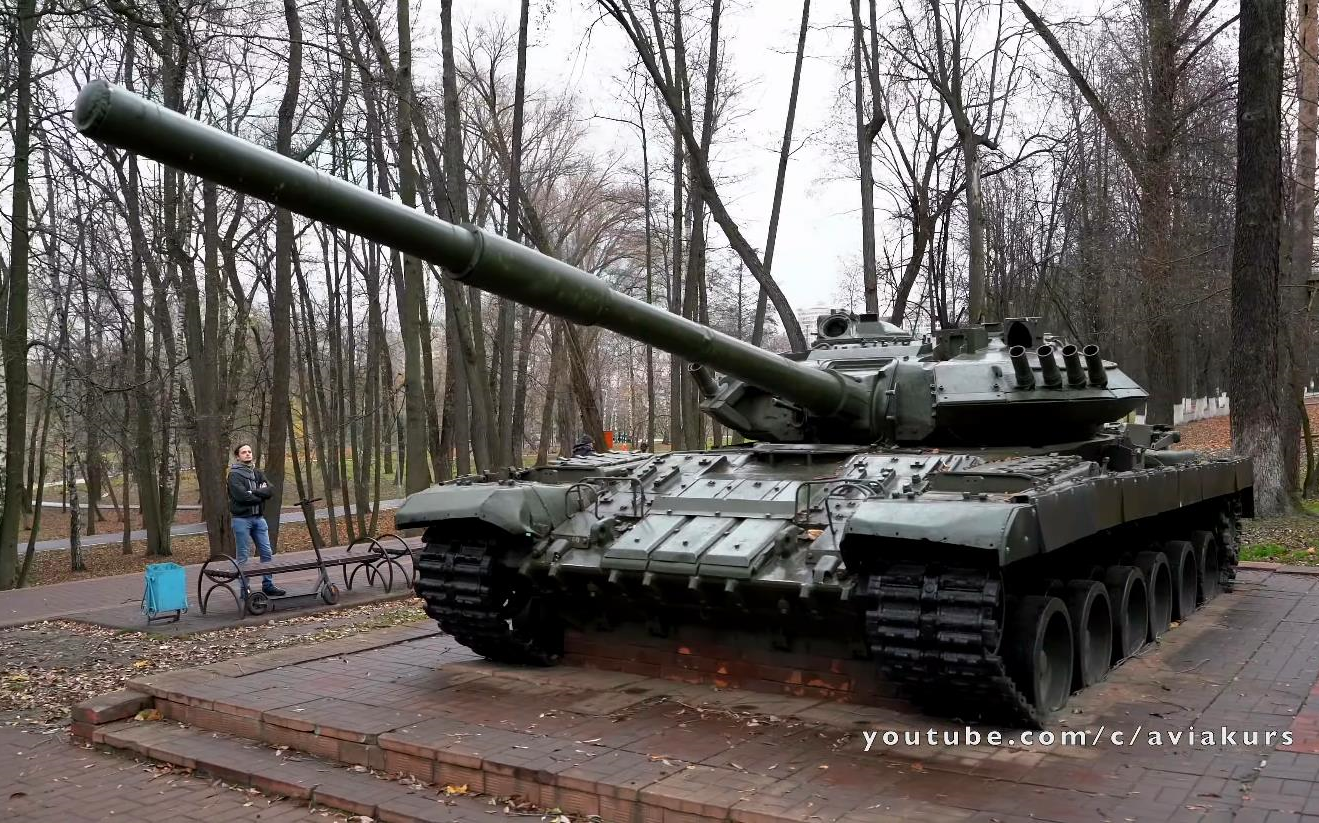 【拉缅斯基市/文化休息公园】t-80ud主战坦克(绰号"白桦")