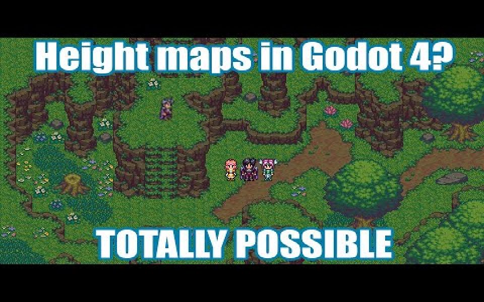 【转载】【Godot 4】Tilemap高度地图Height MapsSample from my JRPG project@Megalukes哔哩哔哩bilibili