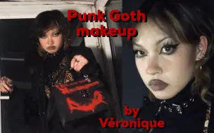 Descargar video: 【Véronique who lives on Mars】亚文化妆容| 朋克哥特妆容 Punk Goth makeup | instagram e-girl妆容