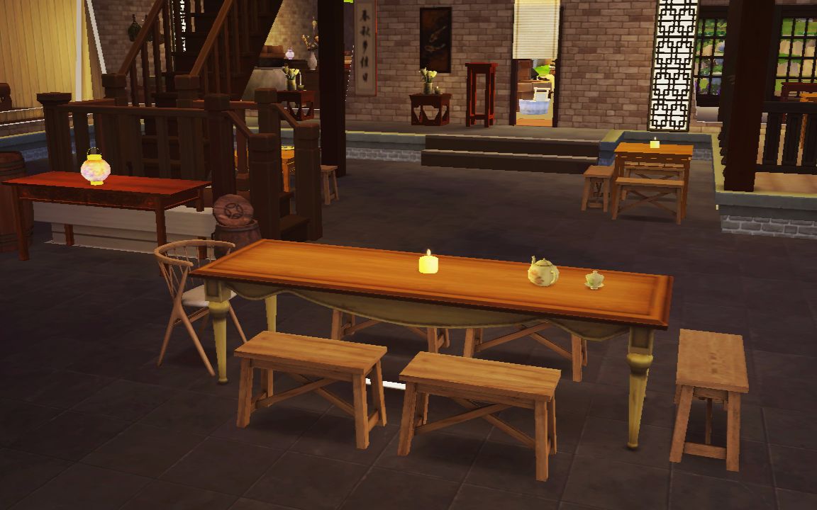 模拟人生4仿建的同福客栈