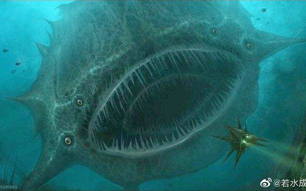 深海巨型生物未知图片