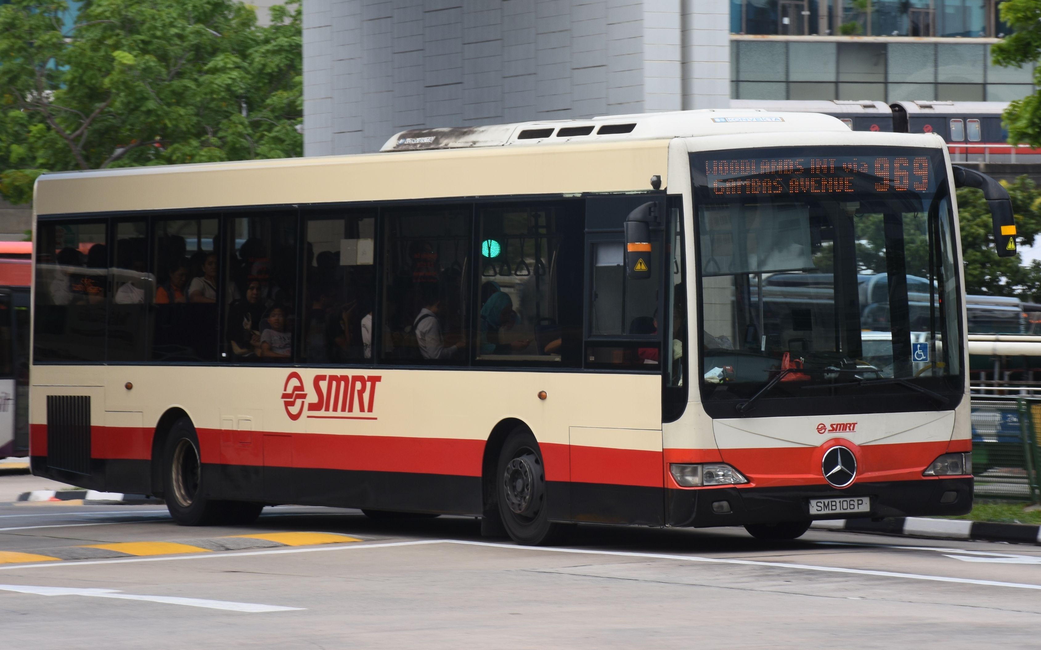 [新加坡公交] smrt 969路 淡滨尼→兀兰_哔哩哔哩_bilibili