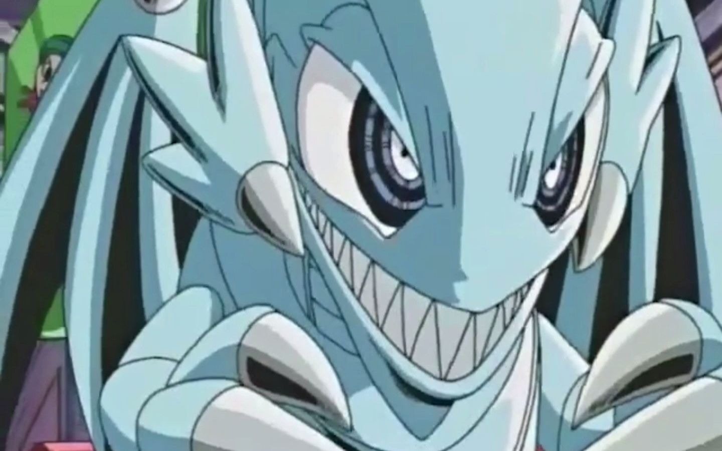 游戏王17:青眼白龙变成卡通版,贝卡斯透视海马心思,完虐海马_哔哩哔哩