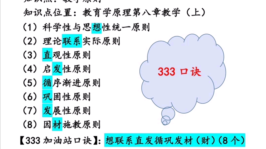 教育综合333考研|333教育综合|333葵花宝典助记口诀|333顺口溜|333口令|教育学考研|教育学原理哔哩哔哩bilibili