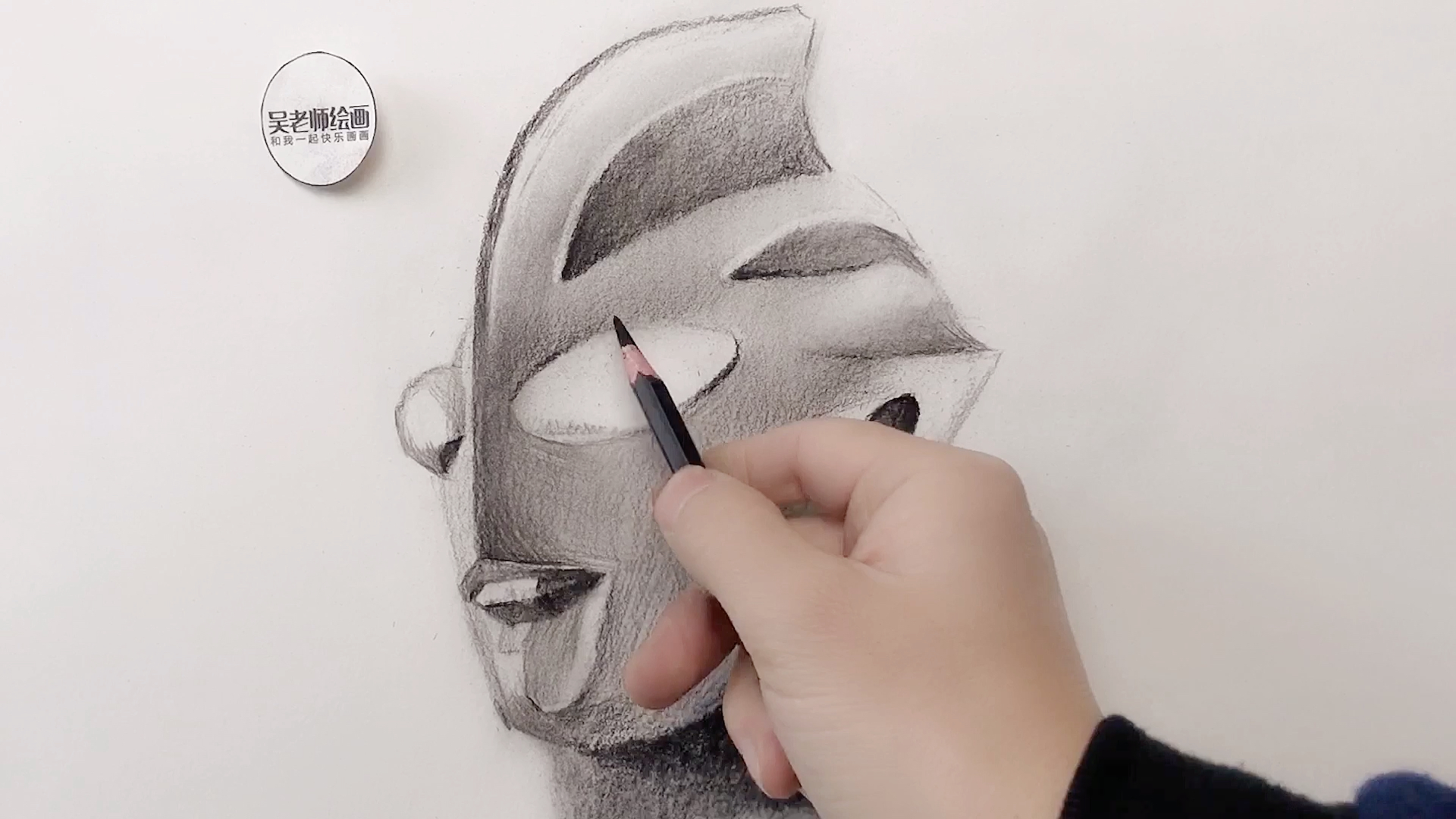 素描奥特曼系列之盖亚_哔哩哔哩_bilibili