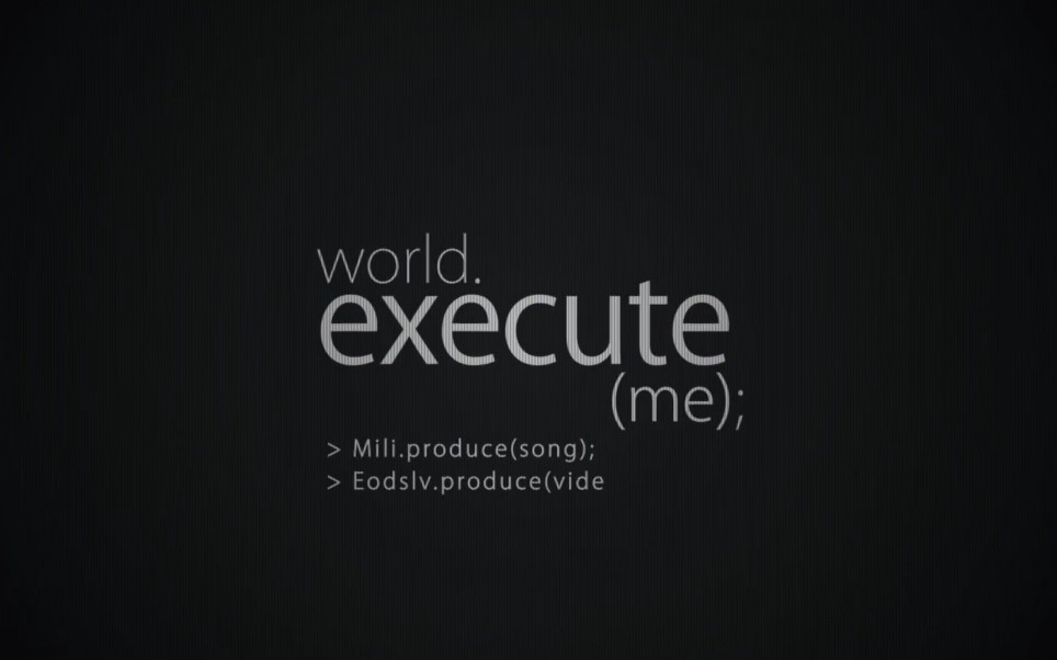 用B站用户名演唱world.execute(me);哔哩哔哩bilibili