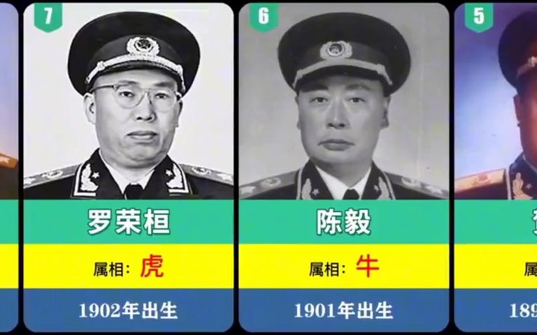 我国10大元帅属相,有没有跟你的生肖一样?来看看!