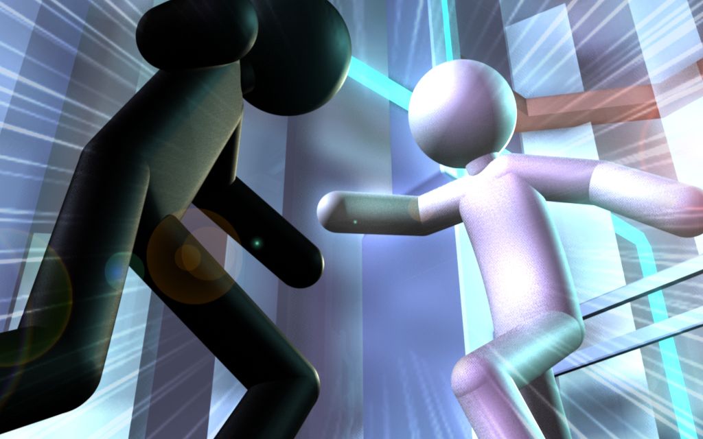 原创3d动画火柴人异次元格斗