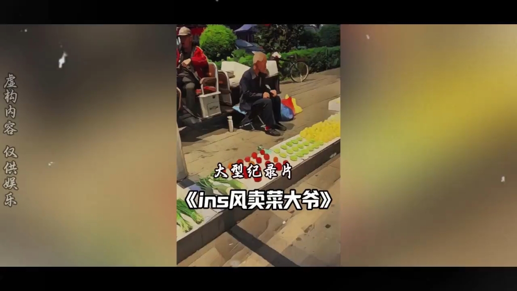 《ins风卖菜大爷》